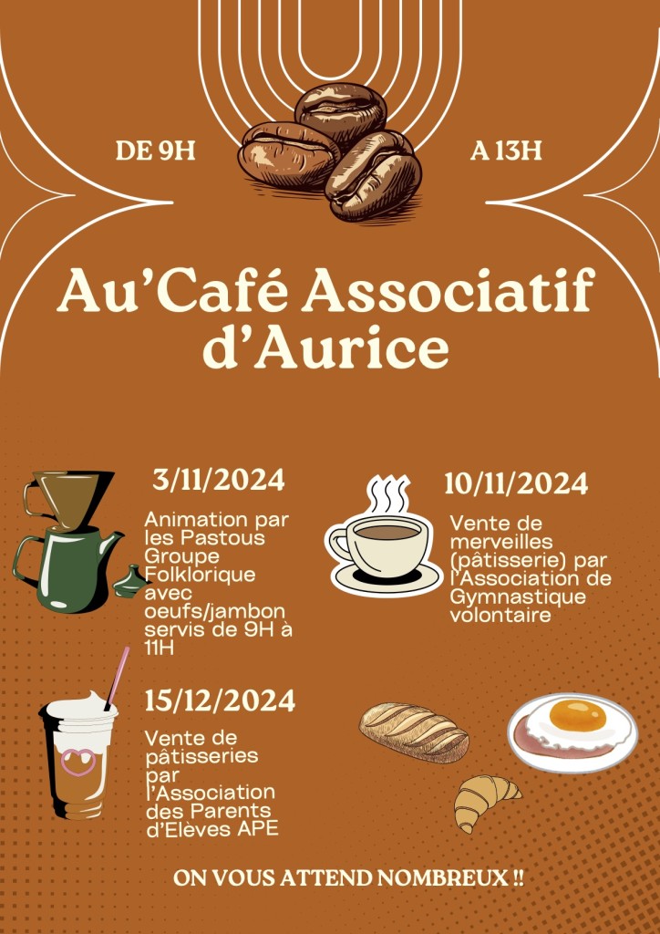 Au'café associatif programme